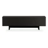 Črna TV omarica 180x55x40 cm Solei – MOME