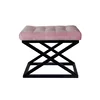 Atelier del Sofa Tabure 50x42x40cm, Crno-Roze