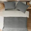 Dekordom Posteljina cb simple set bicolor double - anthracite/light grey ( 025565 )