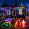 Novogodišnja LED meteorska kiša 8 štapića – ŠARENE/RGB