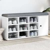Vidaxl vidaXL Klop za čevlje bela 102x32x50 cm material na osnovi lesa