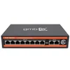 Gembird GMB POE Switch FS1010P,IEEE802.3af/at, 8 PoE 10/100M, 2 UP-link 100/100M, 52V 120W,30W/PoE,VLAN 250m