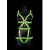 Ero Varnostni pas za celotno telo - GitD - Neonsko zelena/črna - S/M