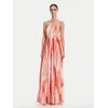 Elisabetta Franchi Poletna obleka ABR4752E2 CP9 Rdeča Regular Fit