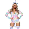 Leg Avenue Unicorn Tie-dye Romper M