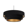 Luster na sajli TRINITI 1xE27/60W/230V crna/zlatna