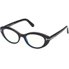 Tom Ford Ženski okvir za dioptrijske naočare Blue block 0FT6092-B 150, Crni