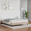Okvir za krevet boja cappuccina 140x190 cm od umjetne kože