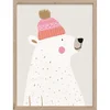 Otroška slika 30x40 cm White Bear – Styler