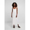 Womens summer dress 7/8 length Valance white