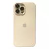 Silikonska maska LUXURY, originalno Apple pakiranje, iPhone 13 Pro, Sand