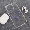 Maska za iPhone 16 Pro Max Mag Case Clear Slim ljubičasta