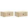 Noćni ormar s ladicama 2 pcs Hrast sonoma 49 x 34,5 x 20 cm