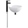 Umivaonik za kupaonicu Mat Crna 35,5 x 35,5 x 14,5 cm Metal