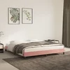 Okvir za krevet ružičasti 160x200 cm baršunasti
