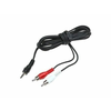 E-GREEN Kabl audio 3.5mm - 2xRCA 5m crni