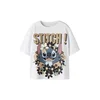 NAME IT Majica NKFJYNA STITCH golobje modra / zlata / majnica / bela