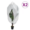 Navlake za biljke od flisa s patentom 2 kom 70 g/m2 1,2x1,8 m