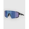 BLIZ Active Eyewear P003 Small Matte Black Sunglasses grey w blue mirror