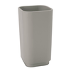 SEVENTY Prostostoječi kozarec za vlaganje, bež - Bež - 66x122x66 mm - Gedy - SEVENTY - 24 - Plastika - Držalo za kozarec - Kvadratni - 66 - 122 - 66 - 14