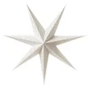 STRALA Abažur, papir zvezda/čipka bela, 90 cm