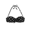 LASCANA Bikini zgornji del črna / bela
