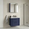 HANAH HOME Kupatilski ormarić sa umivaonikom i ogledalom (2 komada) Bari 65 v2 231