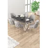 Hanah Home Trpezarijski set, 7 komada, Sivi