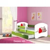 Deciji krevet ACMA II 160x80 F + dusek 6 cm GREEN40