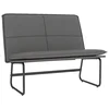 Vidaxl Klop siva 100x75x76 cm umetno usnje