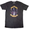 Guns N Roses Majica Appetite Washed Unisex Dip-Dye on Black S