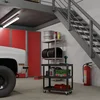 Northix Delavniški voziček s 3 policami