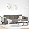Sofa Svijetlo siva 250 x 77 x 76 cm Kordura tekstil