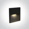 ZIDNA SVJETILJKA LED 3W/3000K IP65 CRNA