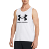 Under Armour SPORTSTYLE LOGO Tank Top White
