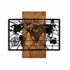 Wallity Zidna dekoracija World Map 6-M, 57 x 63 cm, Smeđa