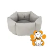 Trixie Bed Leni 55cm, Okrugli Sivi Krevet Za Mačke i Male Pse