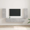 TV zidni ormar 2 pcs Beton 30 x 31 x 80 cm Konstruirano drvo
