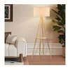Brilagi - Stojeća lampa NORDIC WAVE 1xE27/15W/230V drvo/lan