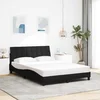 Okvir za krevet bez madraca Hanko crni 140 x 190 cm od tkanine