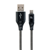 Gembird USB kabl USB 2.0 USB A USB C Crno, Belo