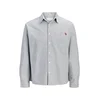 JACK & JONES Poslovna srajca JORFrederiksberg svetlo modra/krvavo rdeča/bela