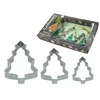 shumee Komplet 3 modelčkov/modelčkov za medenjake - božična drevesca