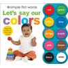Simple First Words Lets Say Our Colors