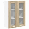 Vidaxl Viseča omarica Sonoma hrast 60 x 31 x 80 cm Konstruiran les