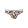 Copenhagen Studios Bikini hlačke svetlo bež / progasto bež / rjava / temno rjava