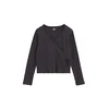 WE Fashion Majica temno siva