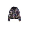 Desigual Prehodna jakna modra/temno zelena/temno liila/volneno bela