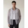 ARMIE Srajca The Jacob Organza Overshirt siva