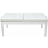Grand HY-PJ022 Dvojna klavirska stolica White Matt